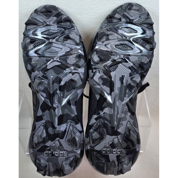 Adidas Adizero‎ Football Cleats Boys Sz 2 Spark MD Black Low Traction FX3895 - Picture 6 of 9